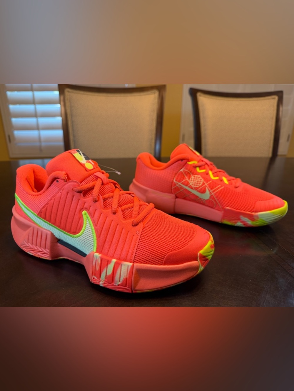 New Nike Zoom Challenge Hyper Orange Sneakers Shoes Size US 8